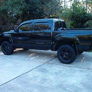New blacked wheels and black.....everything!