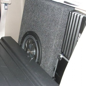 Sub box for double cab