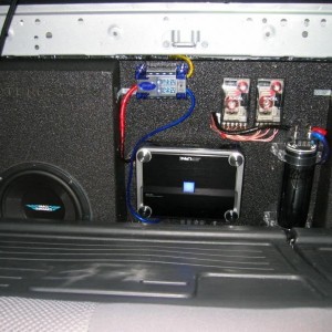 Subs behind rearseat