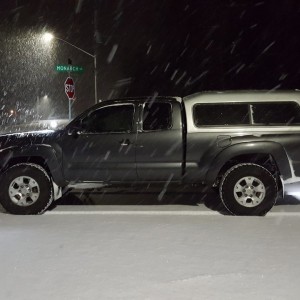 Truck Side Winter