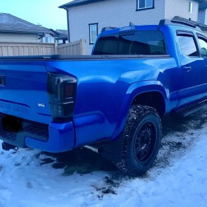 Stripped TRD bed decals