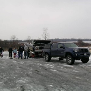 Piercedtiger Towing an old Ford