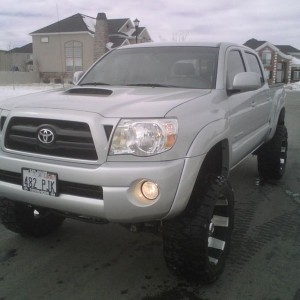 07 double cab silver 6" lift