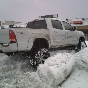 07 double cab silver 6" lift