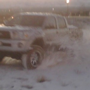 07 double cab silver 6" lift