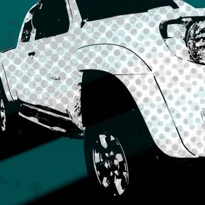 My truck in Halftone Patterns