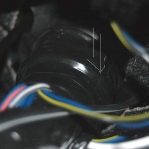 main wiring harness through firewall