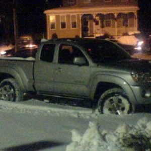 playin in the snow
