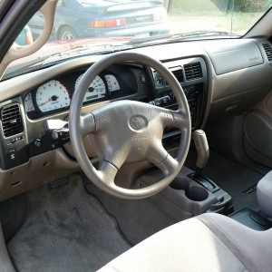 Interior shot (tan, extra cab)