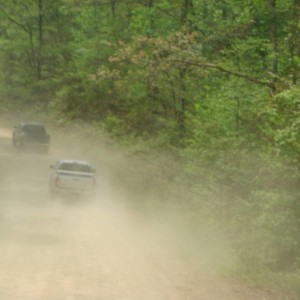 This was the only easy part of these trails...