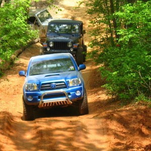 Eddie and some random jeeps