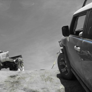 My Brothers FJ and me pulling him up in the taco
