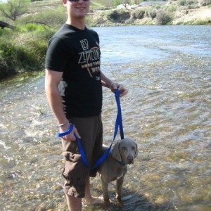 My dog and I