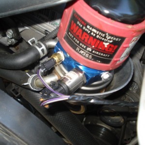 Amsoil EA oil filter and Filter mag