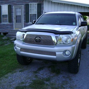 Bolt over billet grille