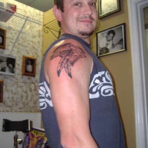 my first tat!!! i friggin love it. wayne @ ink link is awesome!!!!