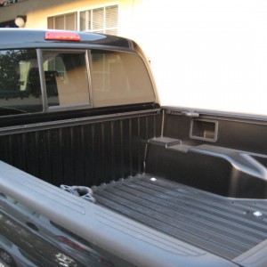 08 Tacoma Sport Double Cab Black  (Bed View)