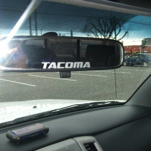 Rear-View mirror decal