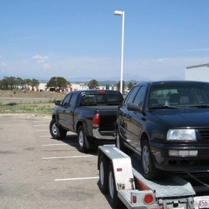Hauling the Jetta #2