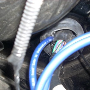 power wire going through fire wall