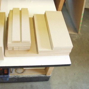 Box in pieces