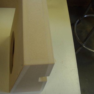 top of precarpeted box