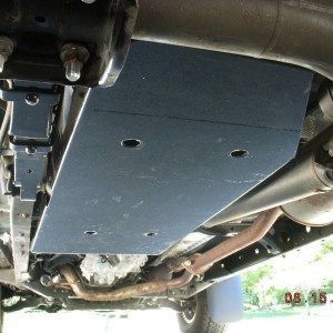Fuel Tank Armor Plate Installed on 08 Taco