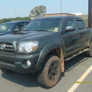 my truck after the slightly muddy URE