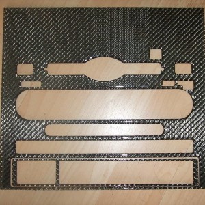 Carbon Fiber Radio Trim kit