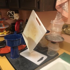 Since my room mate loves when I stack dishes...