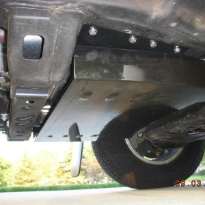 Catalytic Converter Armor Plate Mounted