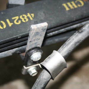 rear brake line bracket extension