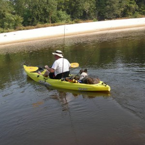 Susie in the Kayak..