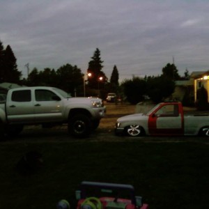 my 07 tacoma and 1993 pickup