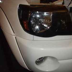 Black Head Light Mod and Eyelids