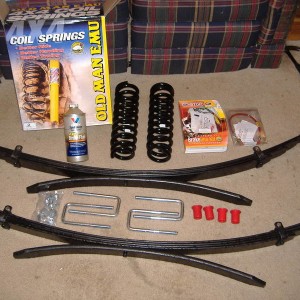 new suspension/bushings/u-bolts/brake lines
