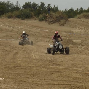 Racing in the Expert MX at Dunefest '08