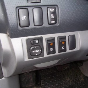Factory light switches running the PIAA's