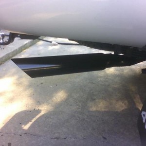 blacked out exhaust tip