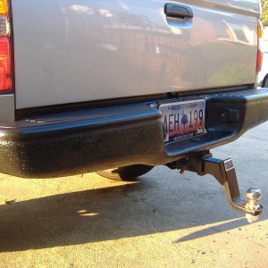 finished rear bumper