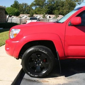 Fronts- with the Red Calipers