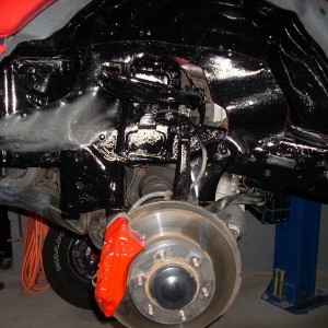 red brake calipers