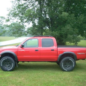 with black fender flares