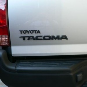 Blacked out emblems