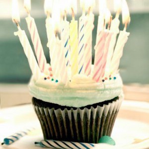 birthday cupcake