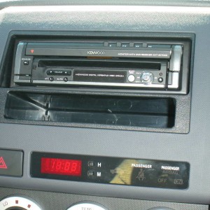 Kenwood DVD head unit closed