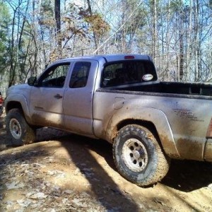 Waitin for some stuck ass land rovers to get out of the way