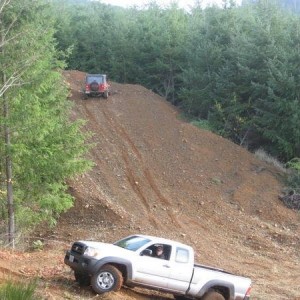 My 2008 Tacoma 4x4 and my ex, the Cherobeast.