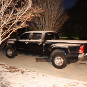 Snow in San Antonio, TX