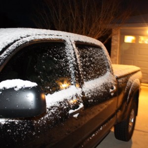 Snow in San Antonio, TX